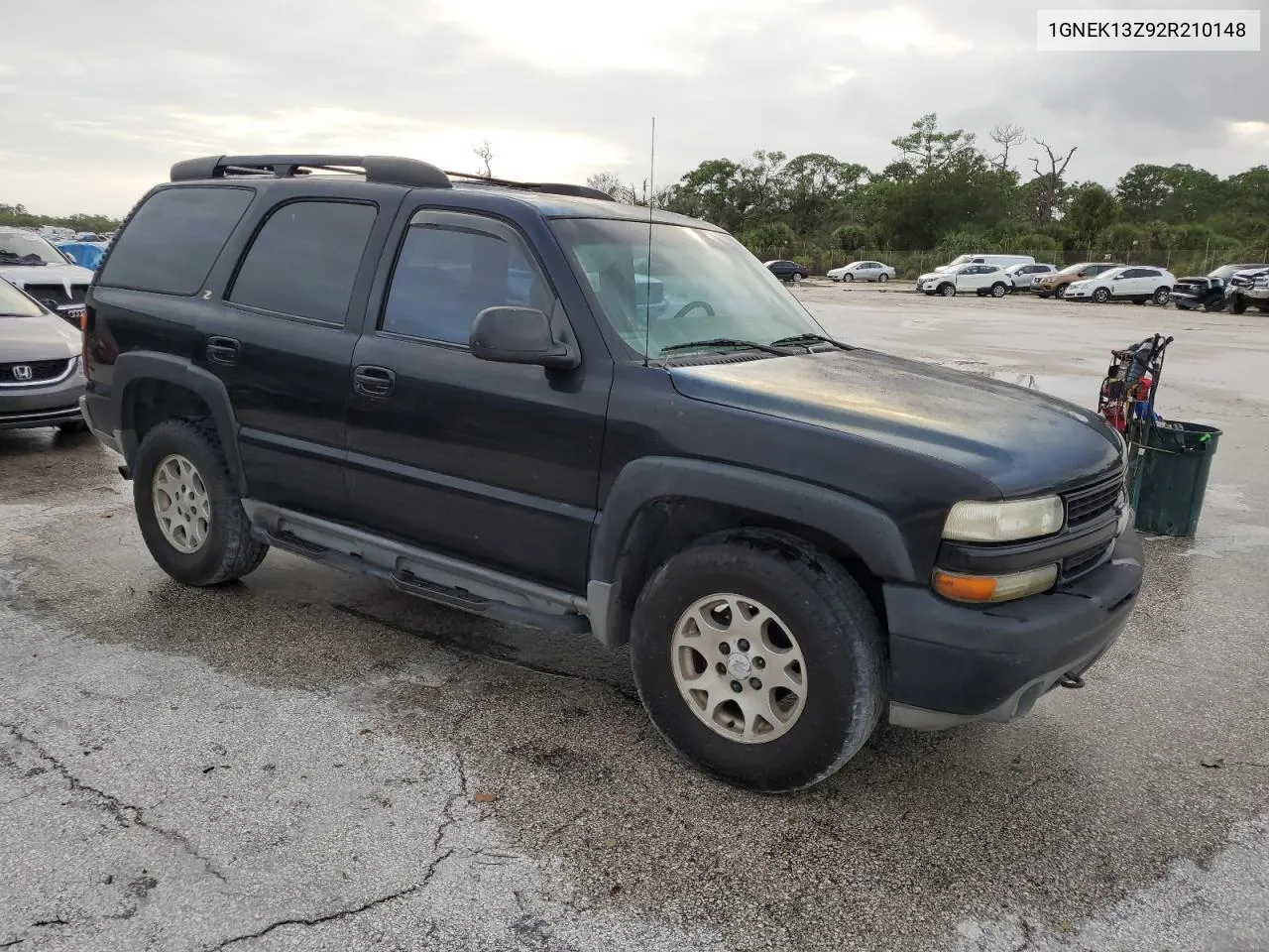 2002 Chevrolet Tahoe K1500 VIN: 1GNEK13Z92R210148 Lot: 75831684