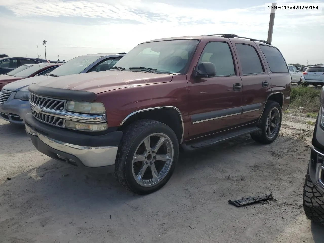 2002 Chevrolet Tahoe C1500 VIN: 1GNEC13V42R259154 Lot: 75911714