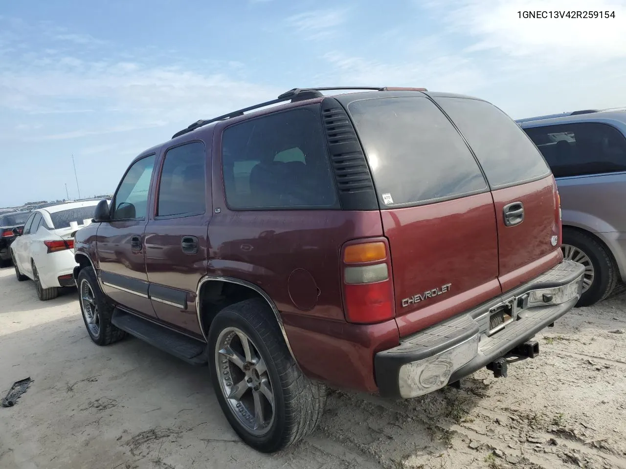 2002 Chevrolet Tahoe C1500 VIN: 1GNEC13V42R259154 Lot: 75911714