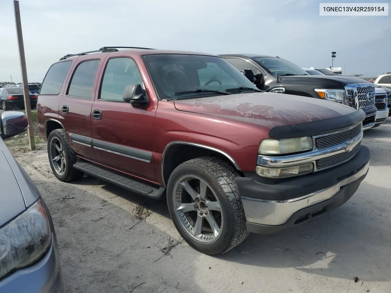 2002 Chevrolet Tahoe C1500 VIN: 1GNEC13V42R259154 Lot: 75911714