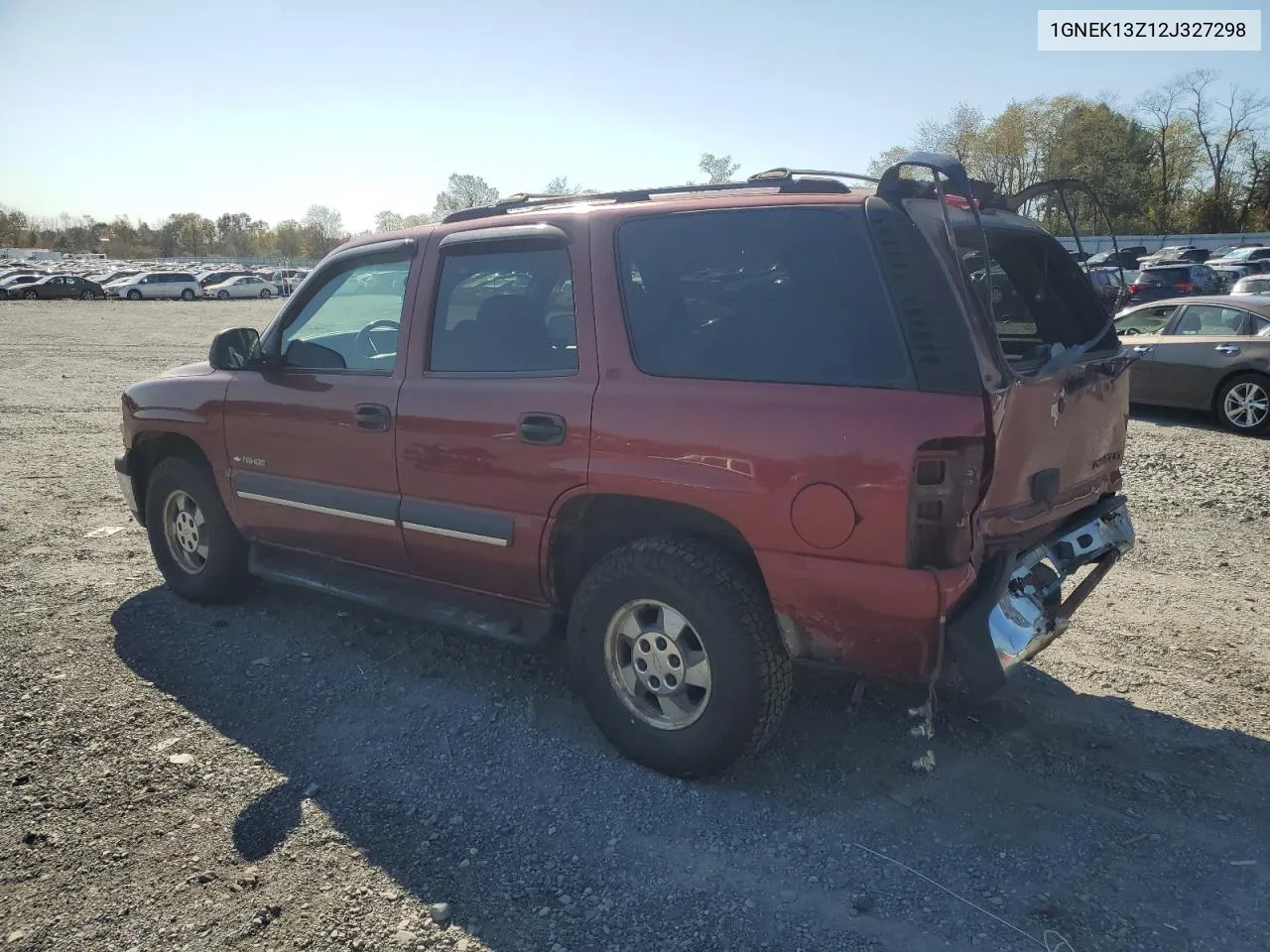 2002 Chevrolet Tahoe K1500 VIN: 1GNEK13Z12J327298 Lot: 76801264