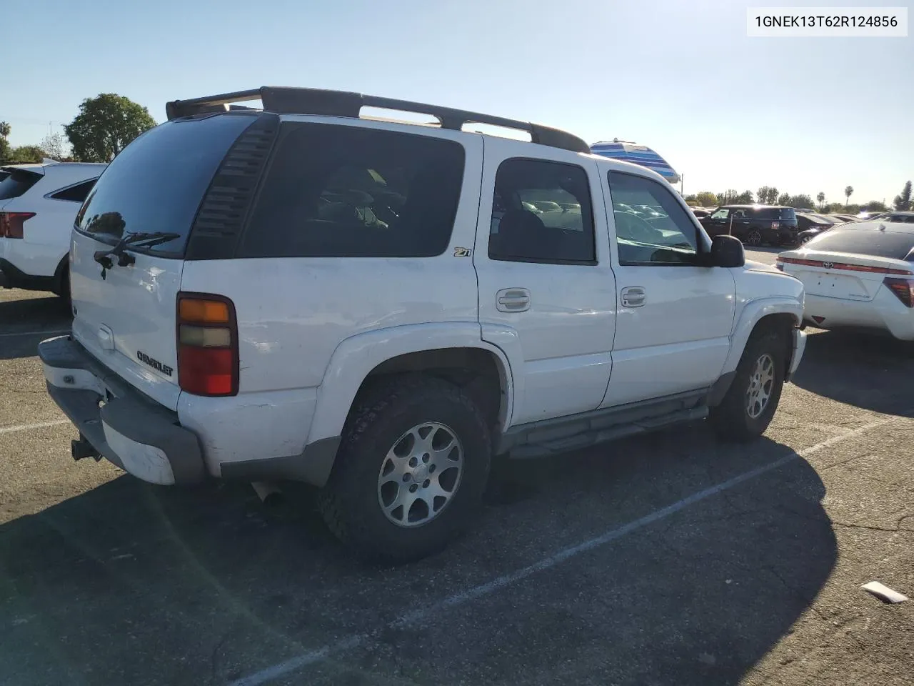 2002 Chevrolet Tahoe K1500 VIN: 1GNEK13T62R124856 Lot: 77580544