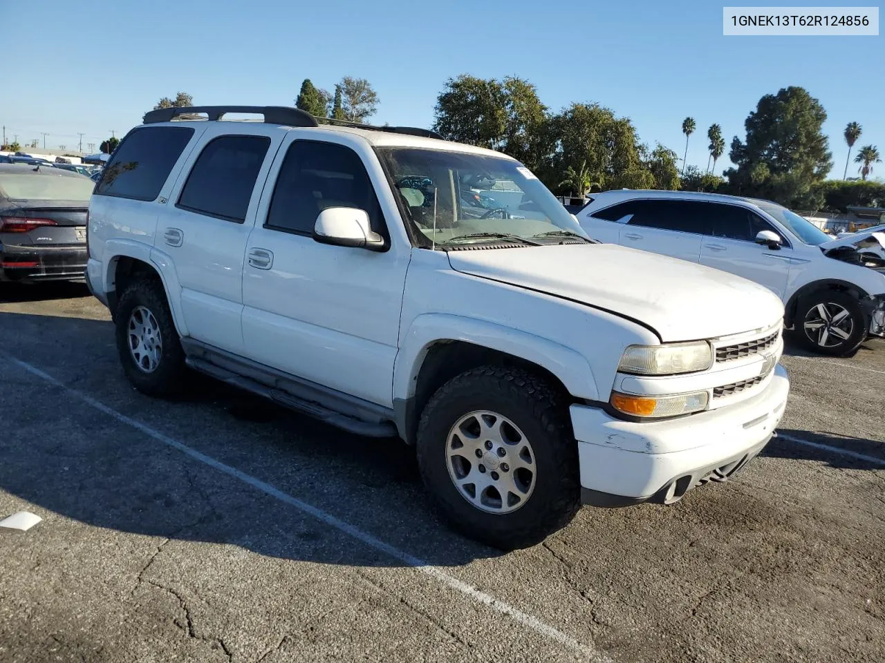 2002 Chevrolet Tahoe K1500 VIN: 1GNEK13T62R124856 Lot: 77580544