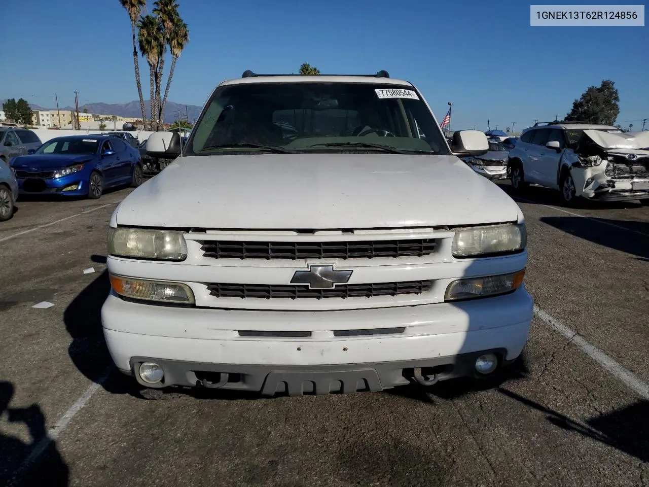 2002 Chevrolet Tahoe K1500 VIN: 1GNEK13T62R124856 Lot: 77580544