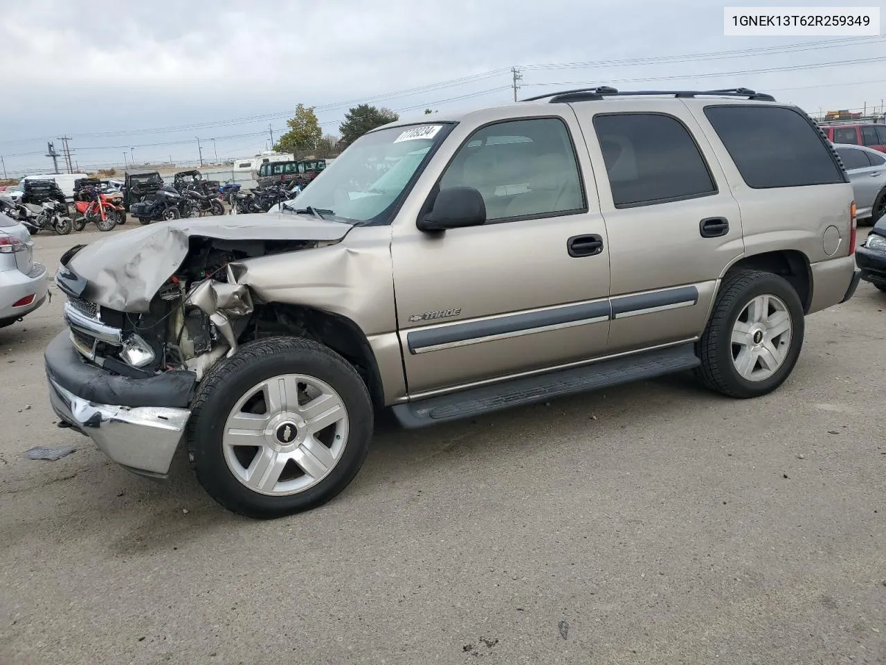 2002 Chevrolet Tahoe K1500 VIN: 1GNEK13T62R259349 Lot: 77709234