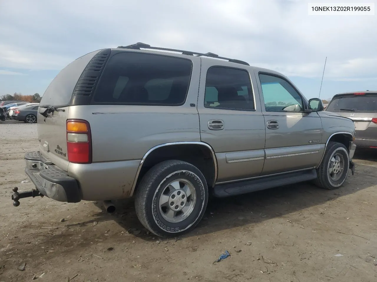 2002 Chevrolet Tahoe K1500 VIN: 1GNEK13Z02R199055 Lot: 77883274