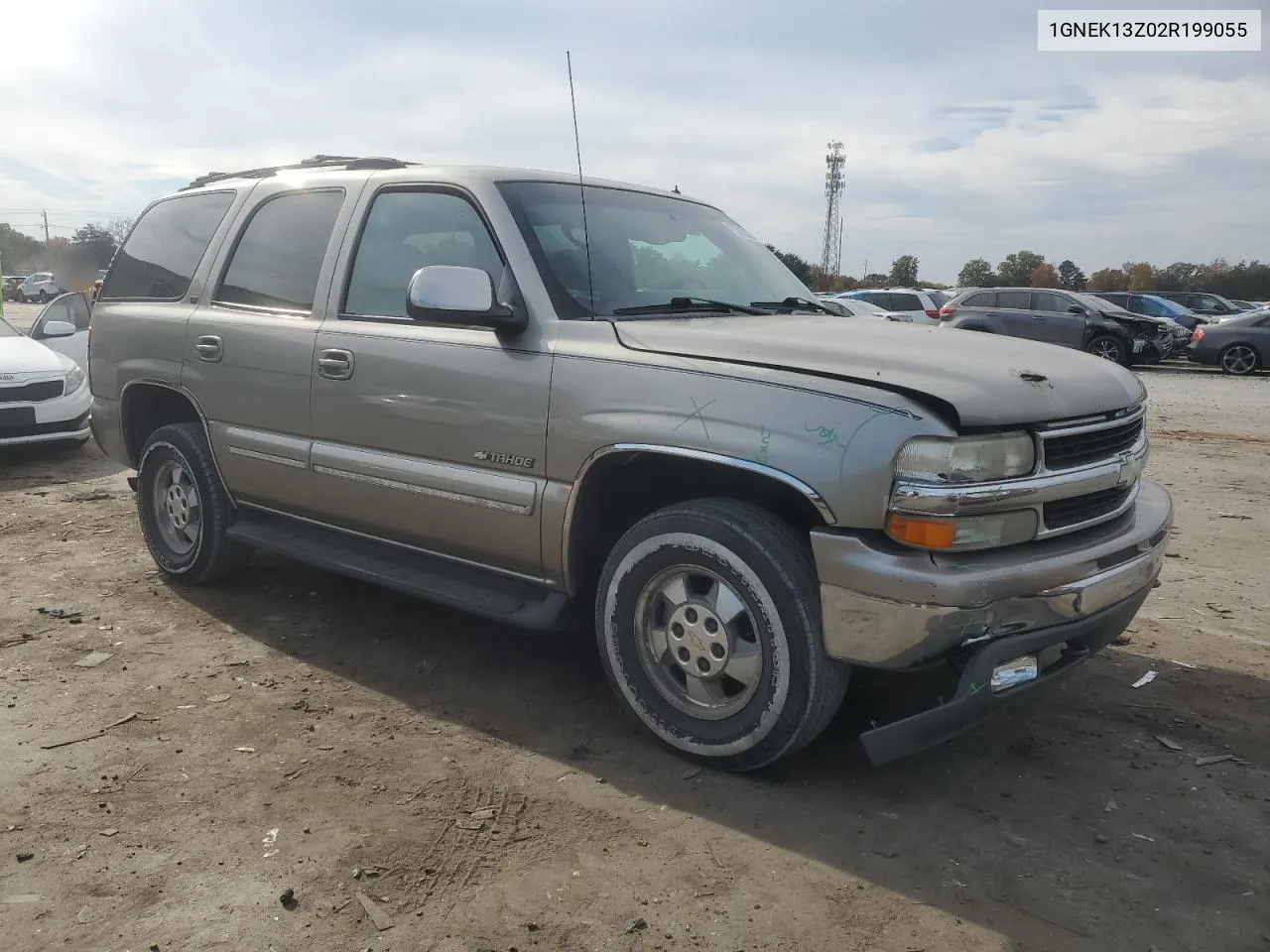 2002 Chevrolet Tahoe K1500 VIN: 1GNEK13Z02R199055 Lot: 77883274