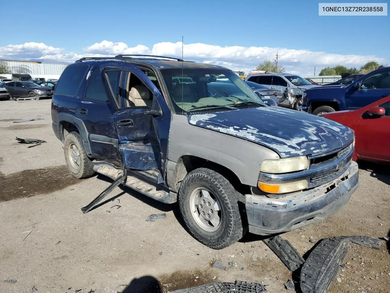 2002 Chevrolet Tahoe C1500 VIN: 1GNEC13Z72R238558 Lot: 79904914