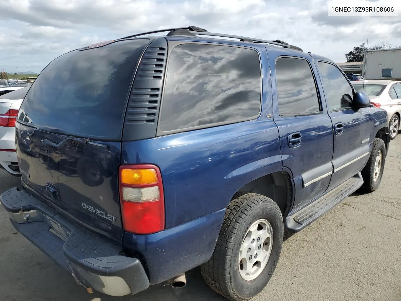 2003 Chevrolet Tahoe C1500 VIN: 1GNEC13Z93R108606 Lot: 48130684