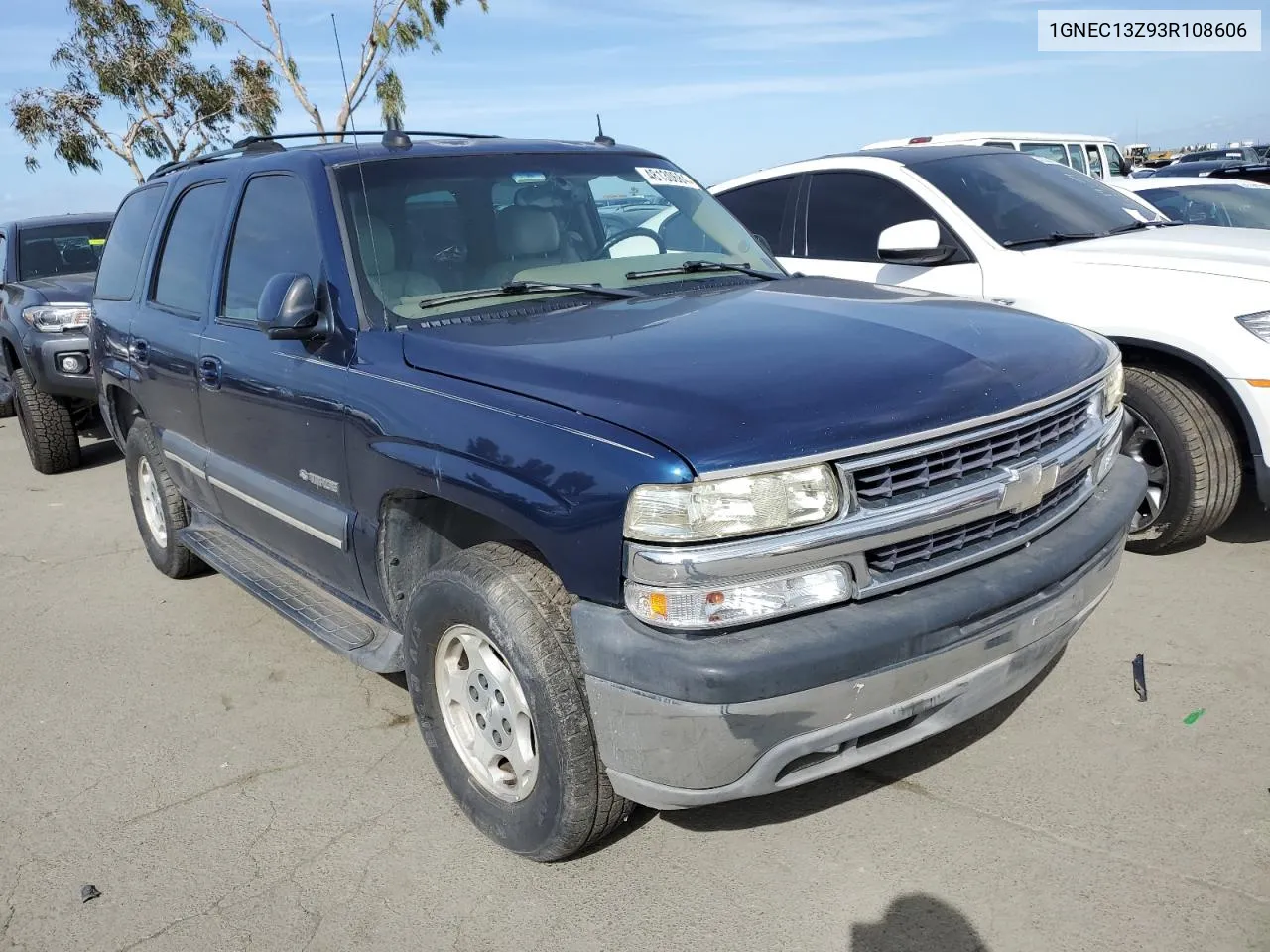 2003 Chevrolet Tahoe C1500 VIN: 1GNEC13Z93R108606 Lot: 48130684