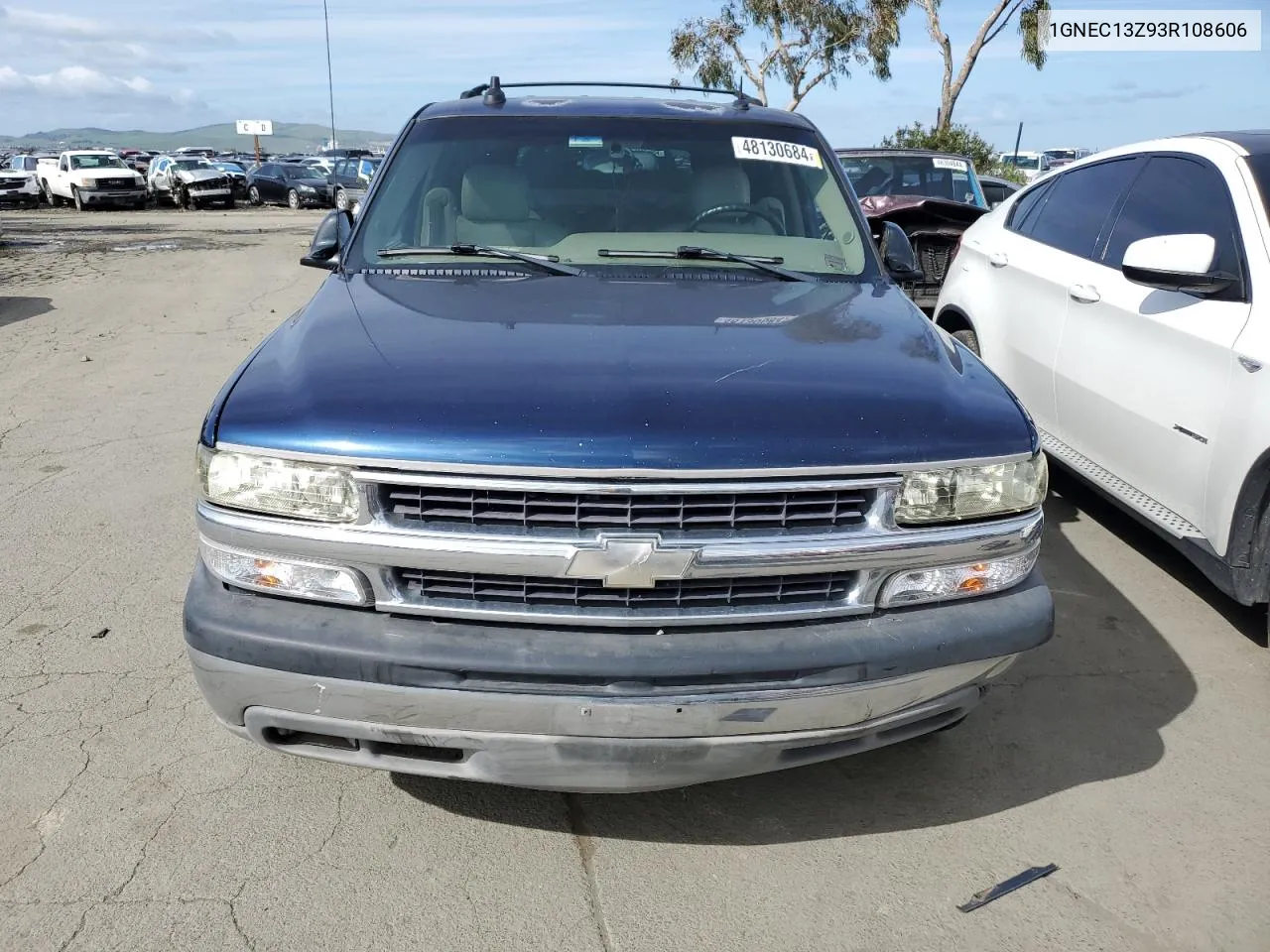 2003 Chevrolet Tahoe C1500 VIN: 1GNEC13Z93R108606 Lot: 48130684