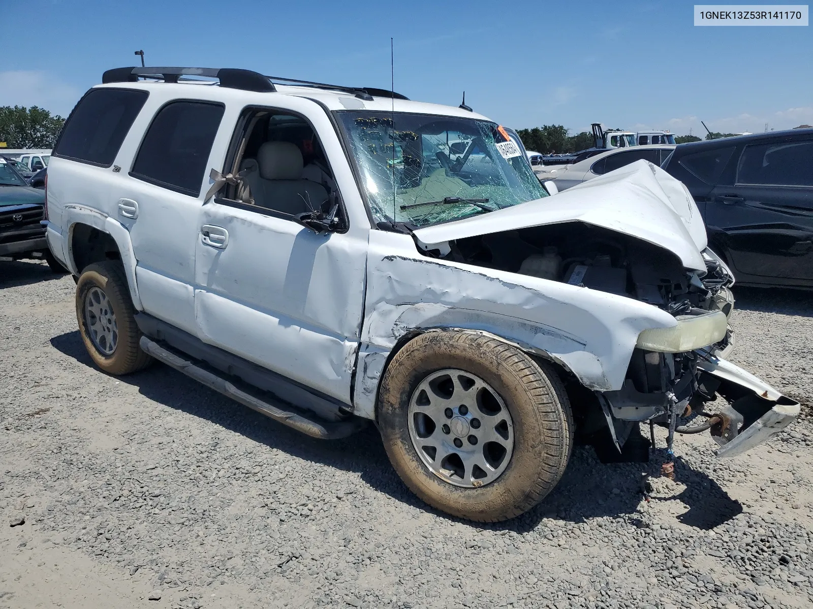 2003 Chevrolet Tahoe K1500 VIN: 1GNEK13Z53R141170 Lot: 54648564