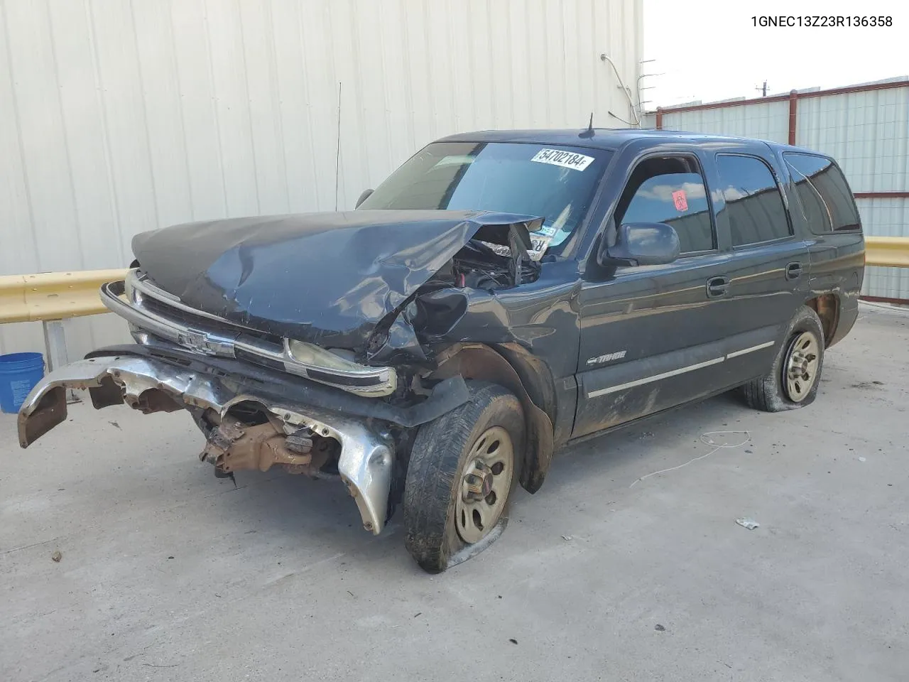 2003 Chevrolet Tahoe C1500 VIN: 1GNEC13Z23R136358 Lot: 54702184