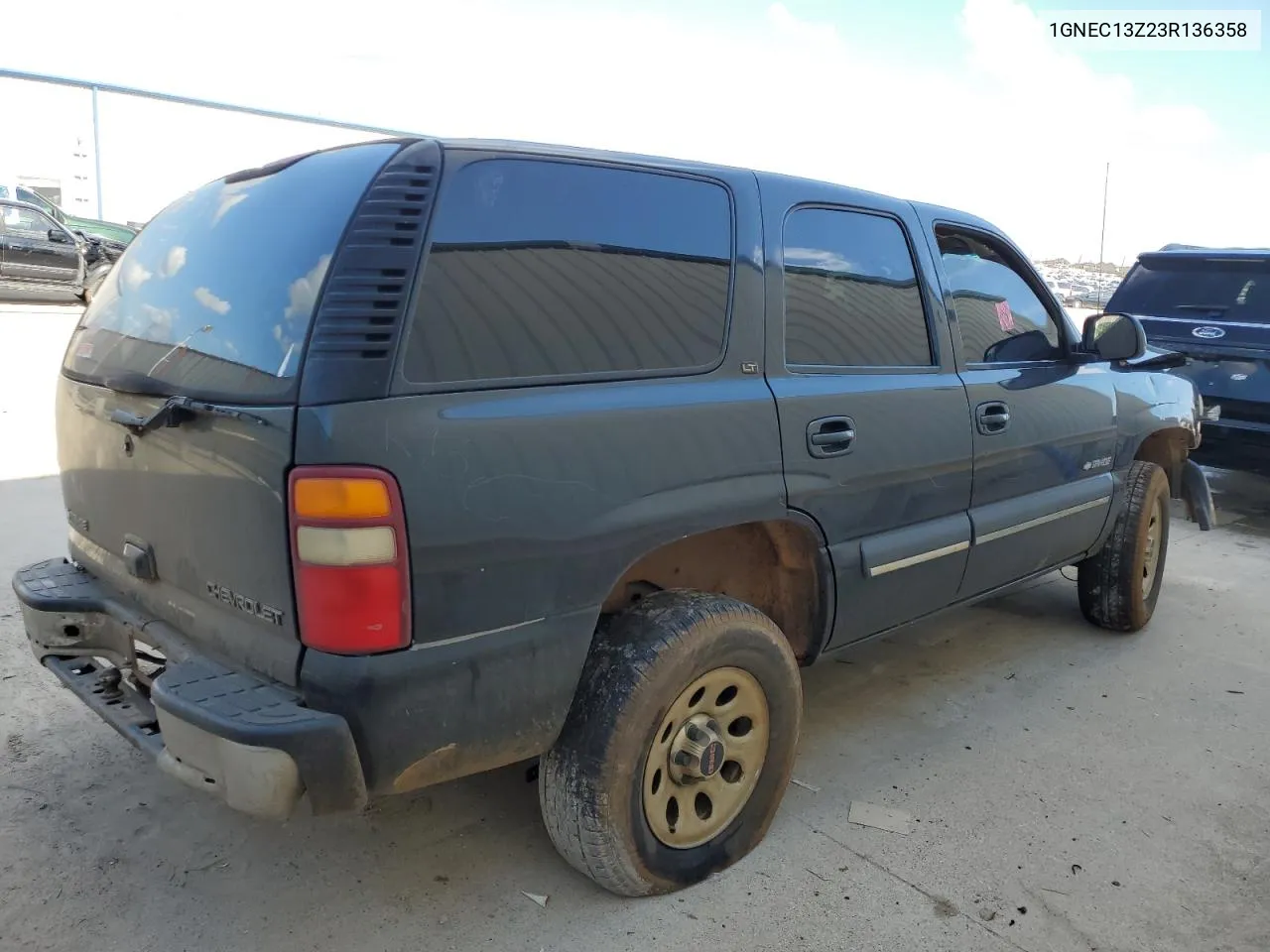 2003 Chevrolet Tahoe C1500 VIN: 1GNEC13Z23R136358 Lot: 54702184