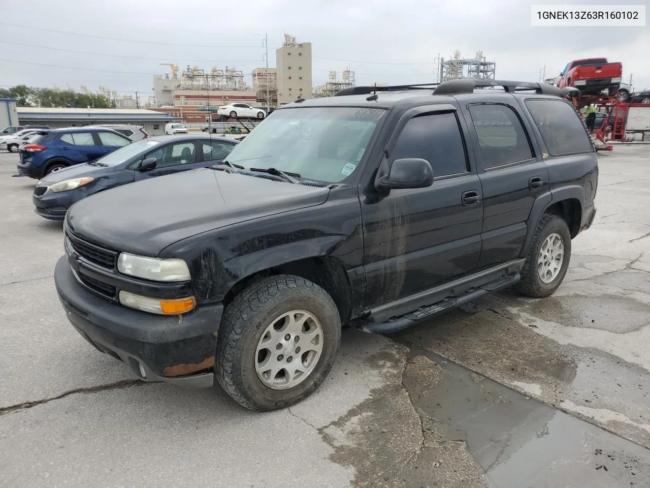 2003 Chevrolet Tahoe K1500 VIN: 1GNEK13Z63R160102 Lot: 55401874