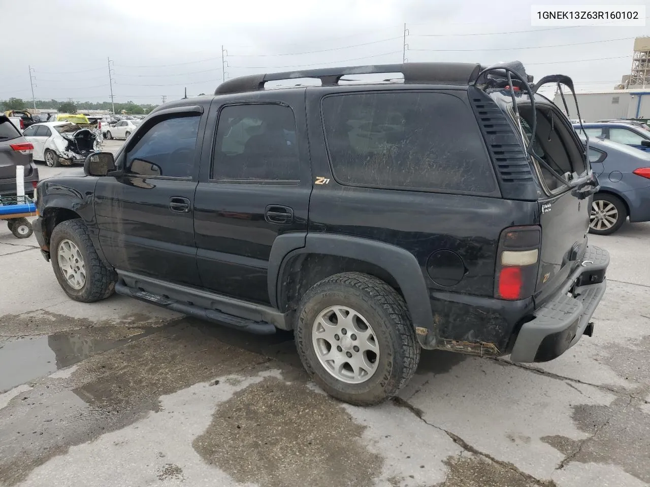 2003 Chevrolet Tahoe K1500 VIN: 1GNEK13Z63R160102 Lot: 55401874