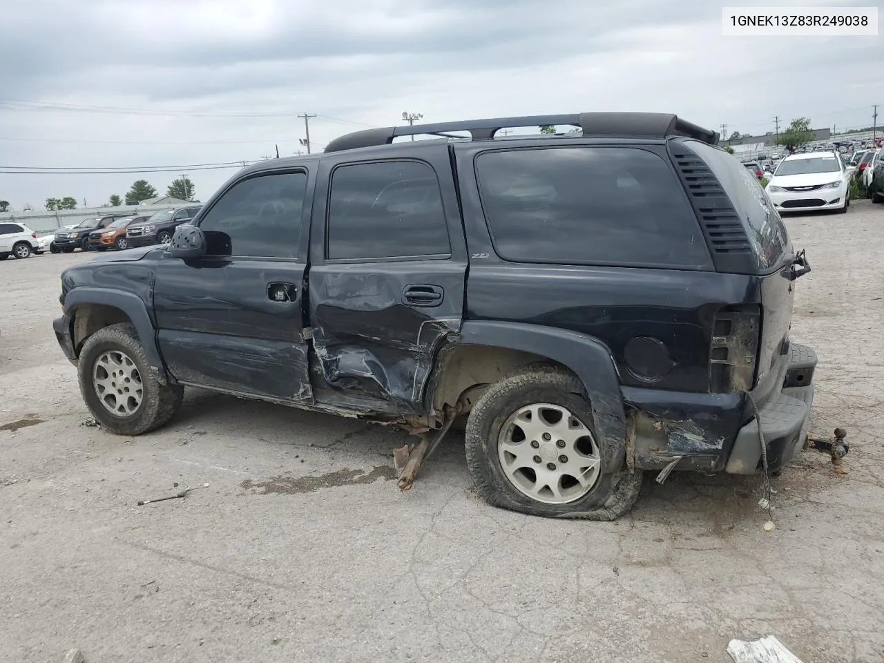 2003 Chevrolet Tahoe K1500 VIN: 1GNEK13Z83R249038 Lot: 55689564