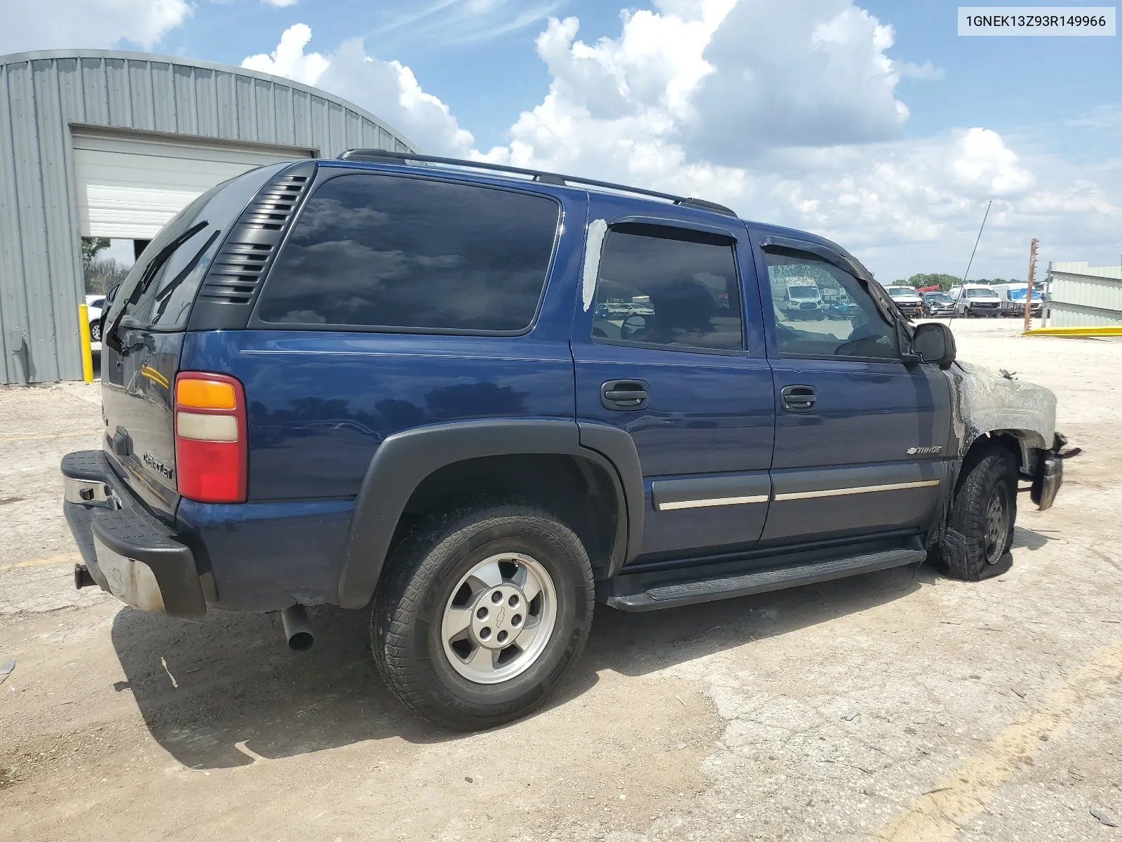 2003 Chevrolet Tahoe K1500 VIN: 1GNEK13Z93R149966 Lot: 60396134