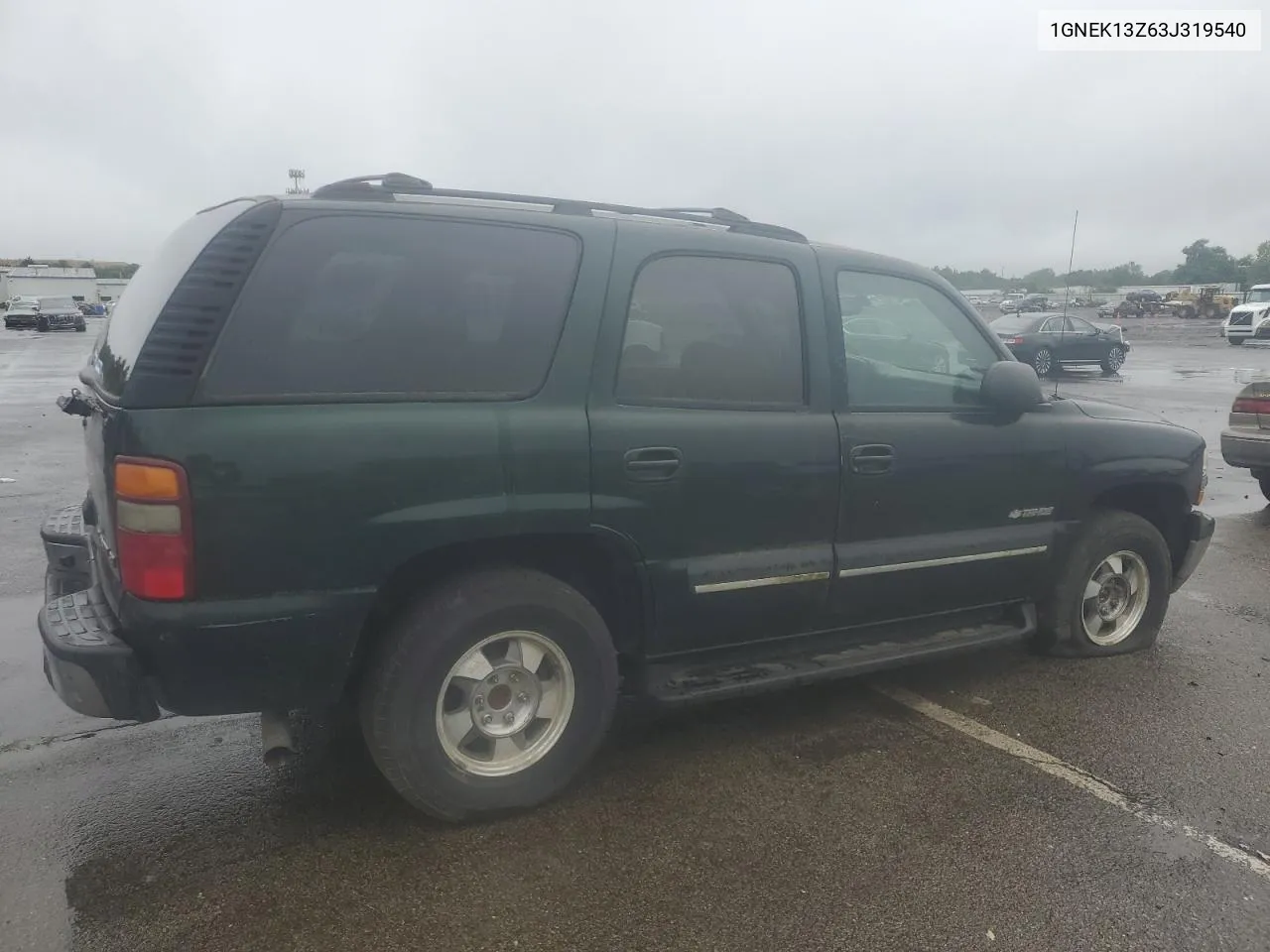 2003 Chevrolet Tahoe K1500 VIN: 1GNEK13Z63J319540 Lot: 61126824