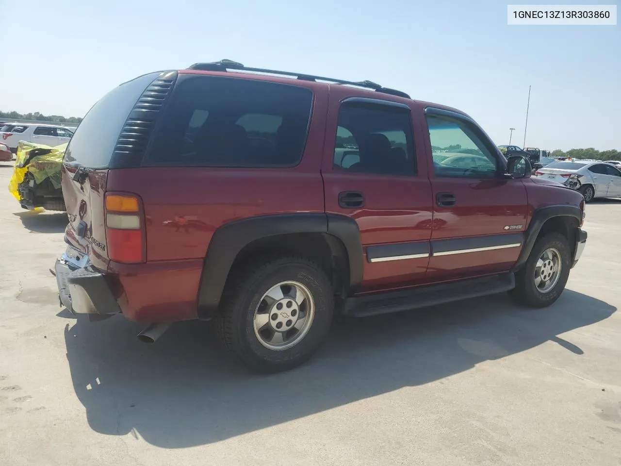 2003 Chevrolet Tahoe C1500 VIN: 1GNEC13Z13R303860 Lot: 66463764