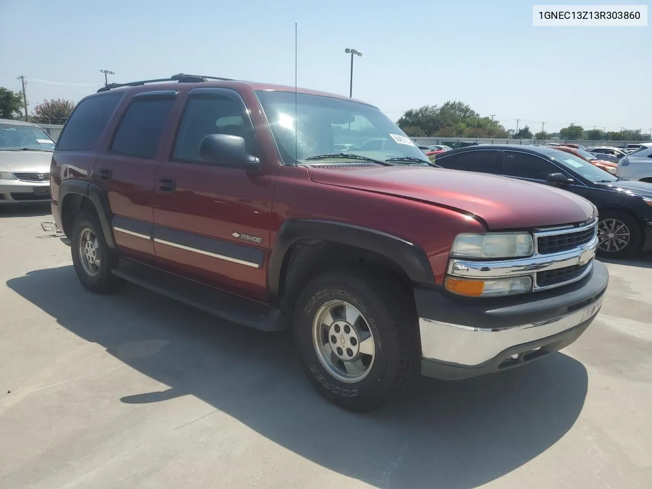 2003 Chevrolet Tahoe C1500 VIN: 1GNEC13Z13R303860 Lot: 66463764