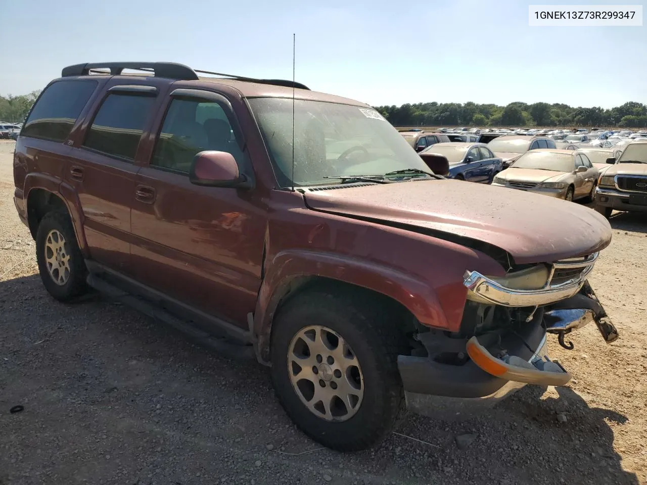 2003 Chevrolet Tahoe K1500 VIN: 1GNEK13Z73R299347 Lot: 68715244