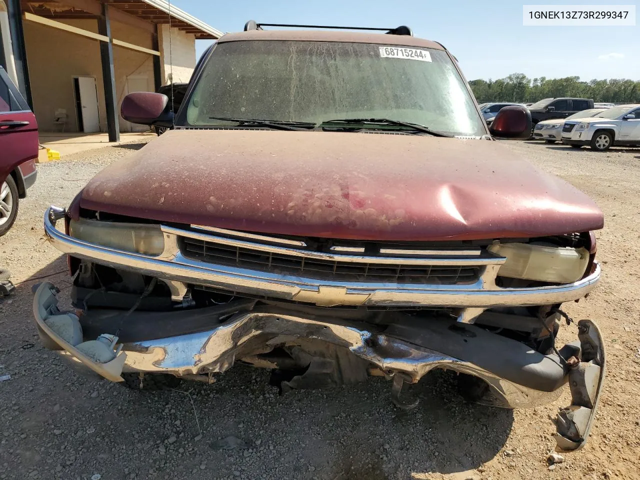 2003 Chevrolet Tahoe K1500 VIN: 1GNEK13Z73R299347 Lot: 68715244