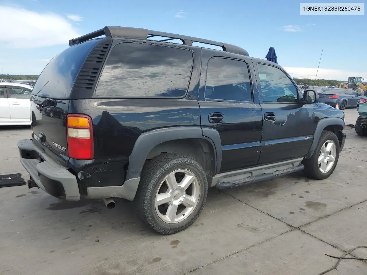 2003 Chevrolet Tahoe K1500 VIN: 1GNEK13Z83R260475 Lot: 69535304