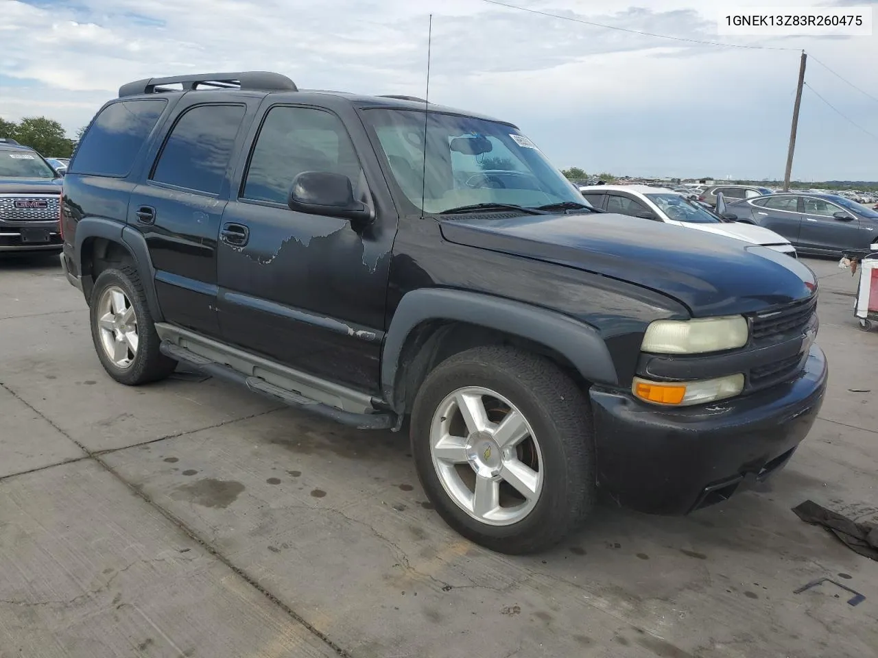 2003 Chevrolet Tahoe K1500 VIN: 1GNEK13Z83R260475 Lot: 69535304