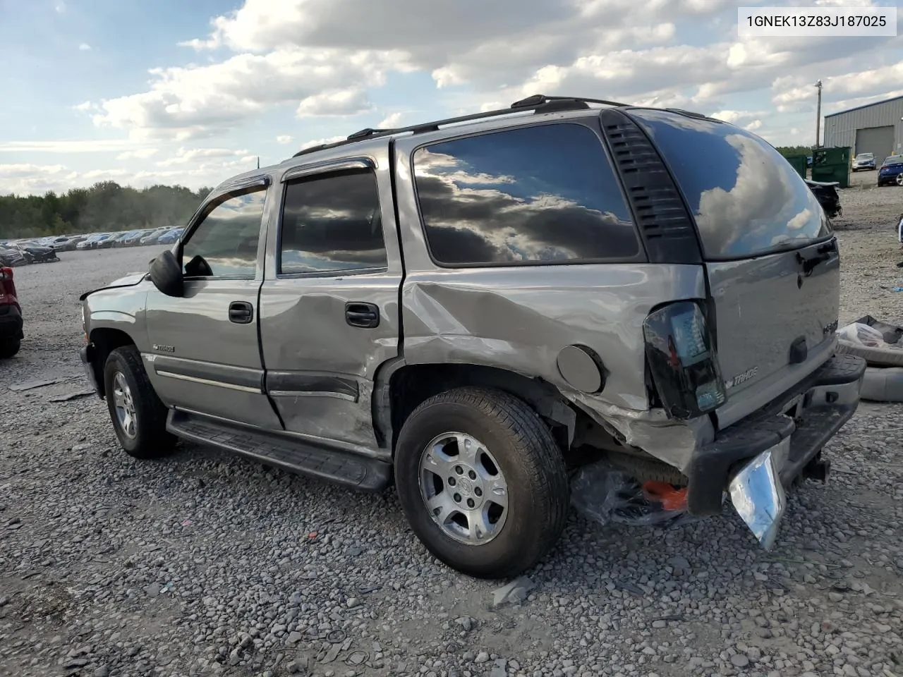 2003 Chevrolet Tahoe K1500 VIN: 1GNEK13Z83J187025 Lot: 70241744