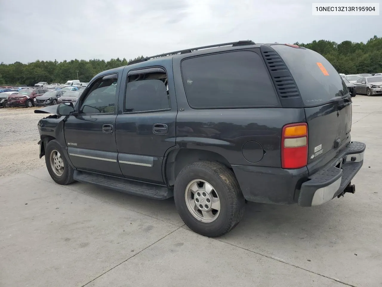 2003 Chevrolet Tahoe C1500 VIN: 1GNEC13Z13R195904 Lot: 70277884