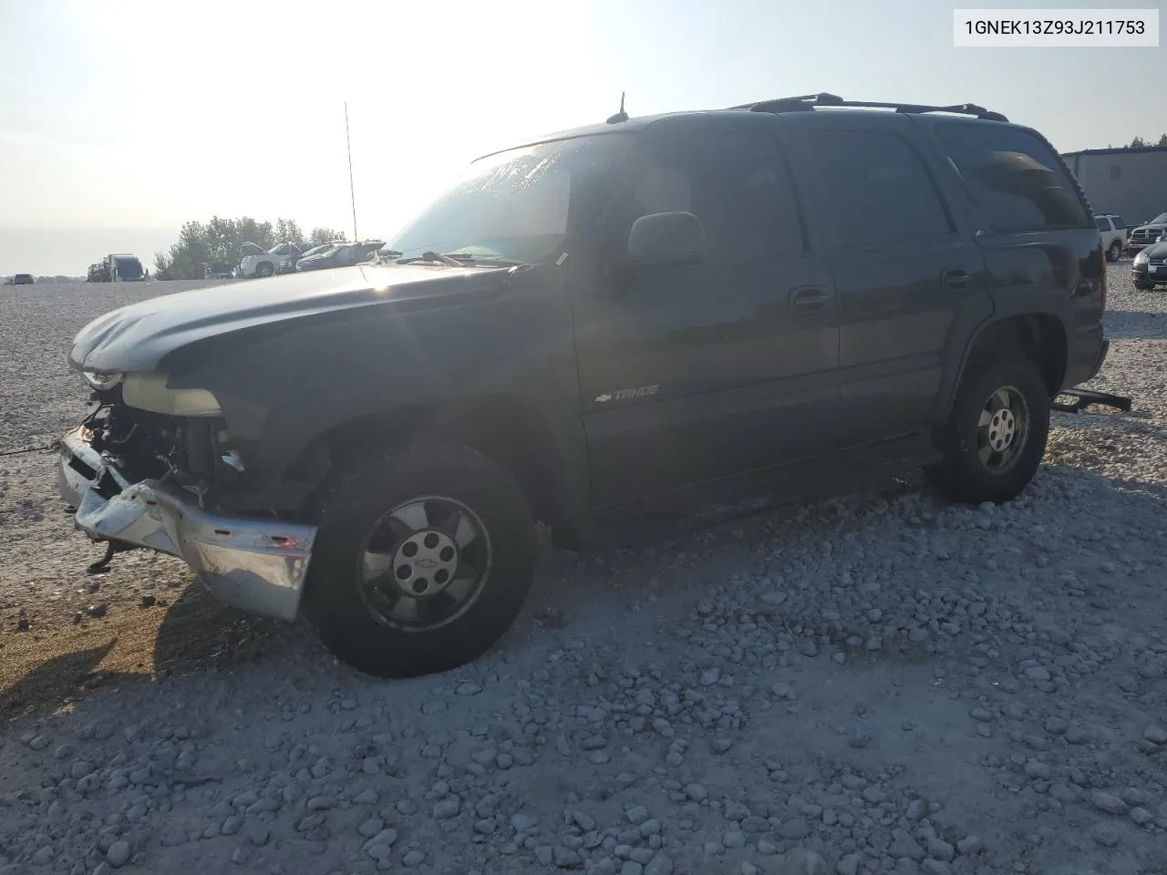 2003 Chevrolet Tahoe K1500 VIN: 1GNEK13Z93J211753 Lot: 70575554