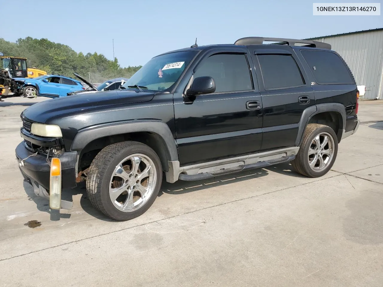 2003 Chevrolet Tahoe K1500 VIN: 1GNEK13Z13R146270 Lot: 70674314