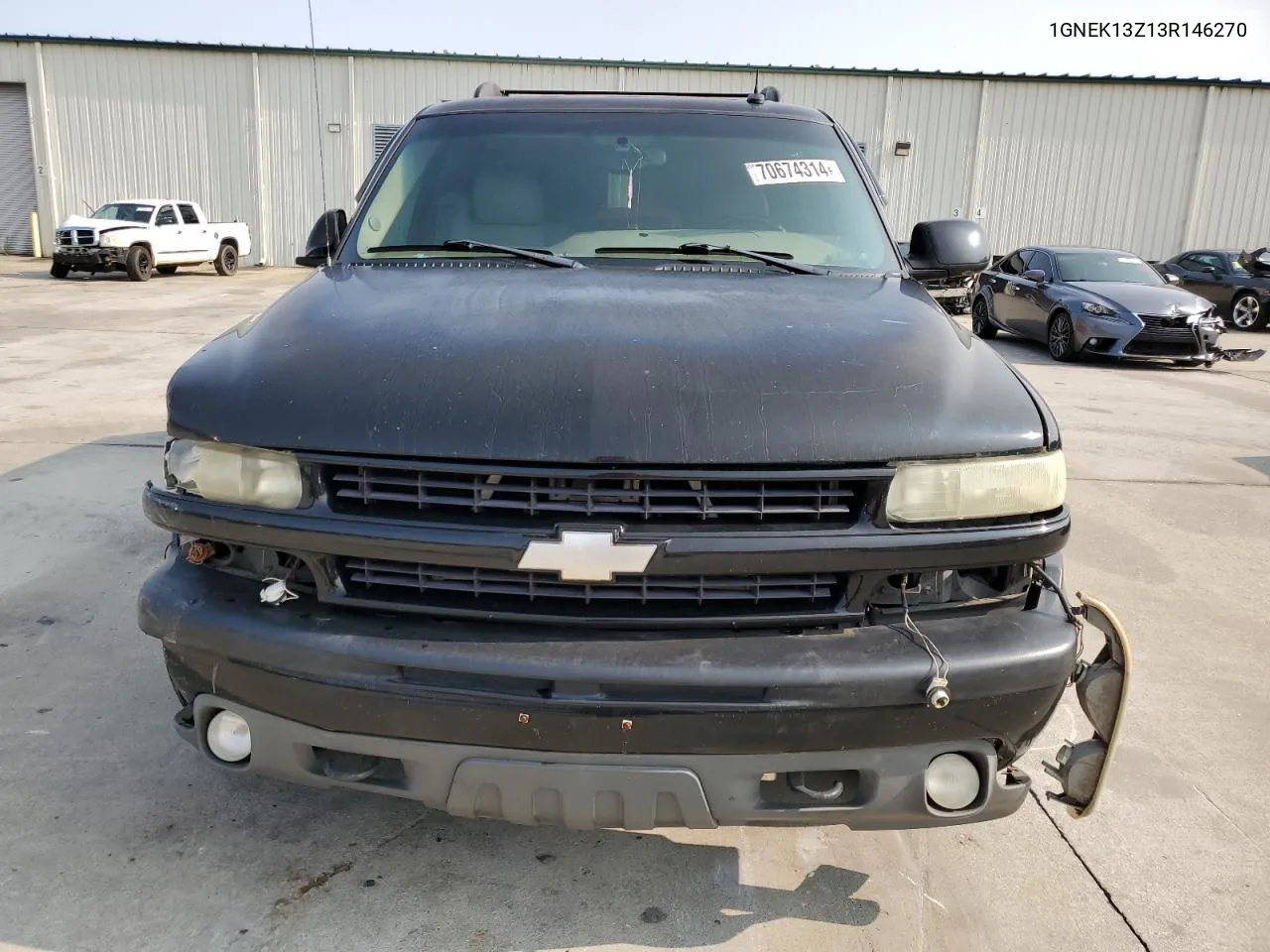 2003 Chevrolet Tahoe K1500 VIN: 1GNEK13Z13R146270 Lot: 70674314