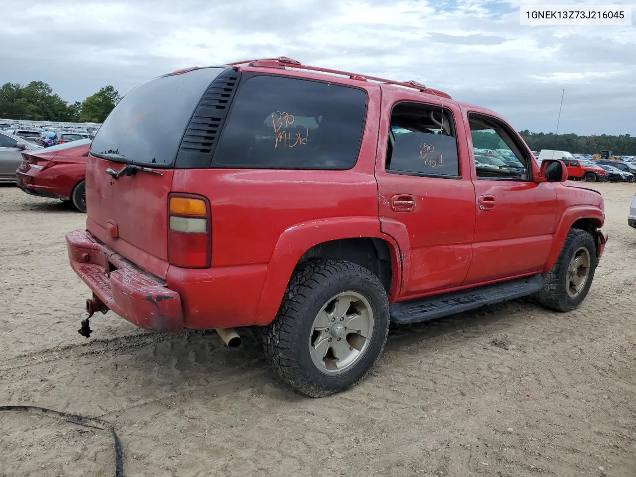 2003 Chevrolet Tahoe K1500 VIN: 1GNEK13Z73J216045 Lot: 70764424