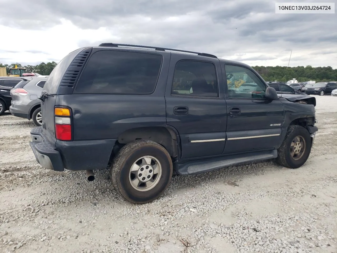 2003 Chevrolet Tahoe C1500 VIN: 1GNEC13V03J264724 Lot: 70895294