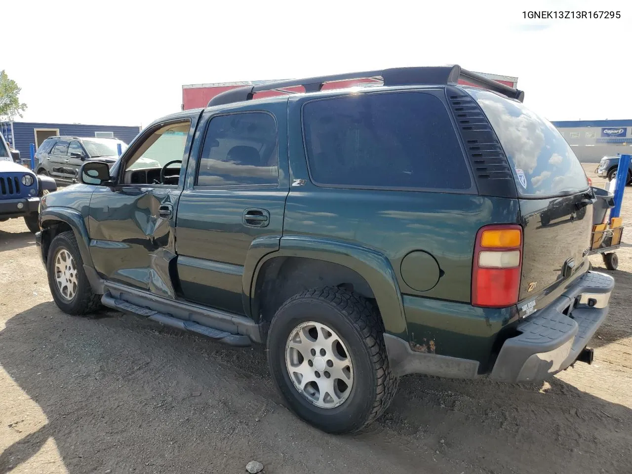 2003 Chevrolet Tahoe K1500 VIN: 1GNEK13Z13R167295 Lot: 70984244