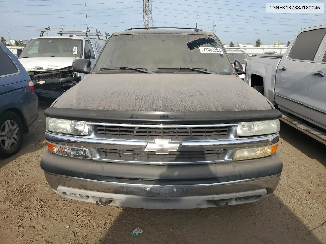 2003 Chevrolet Tahoe K1500 VIN: 1GNEK13Z33J180046 Lot: 71052384