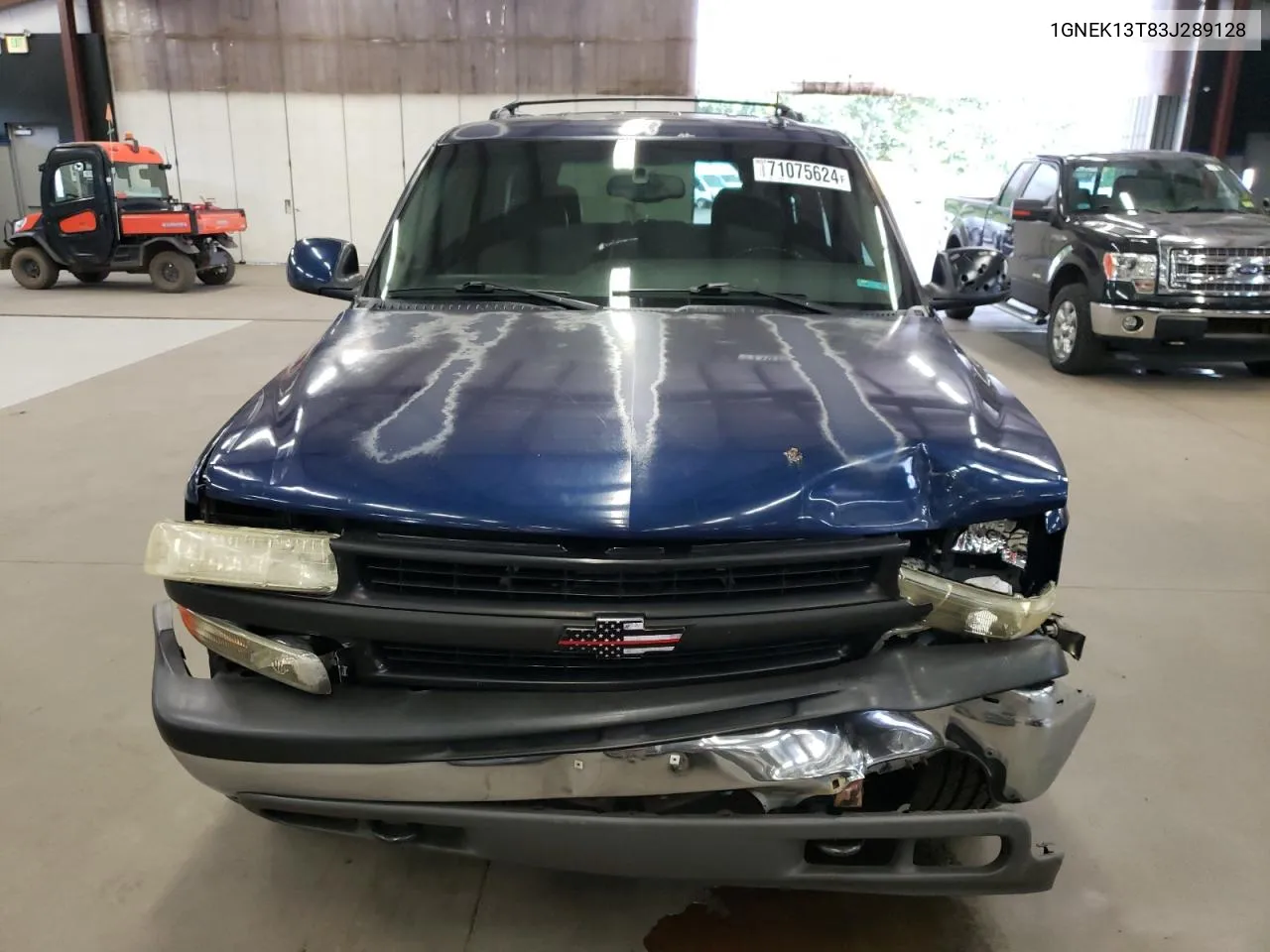 2003 Chevrolet Tahoe K1500 VIN: 1GNEK13T83J289128 Lot: 71075624