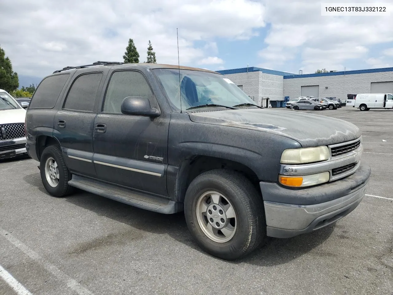 2003 Chevrolet Tahoe C1500 VIN: 1GNEC13T83J332122 Lot: 71106084