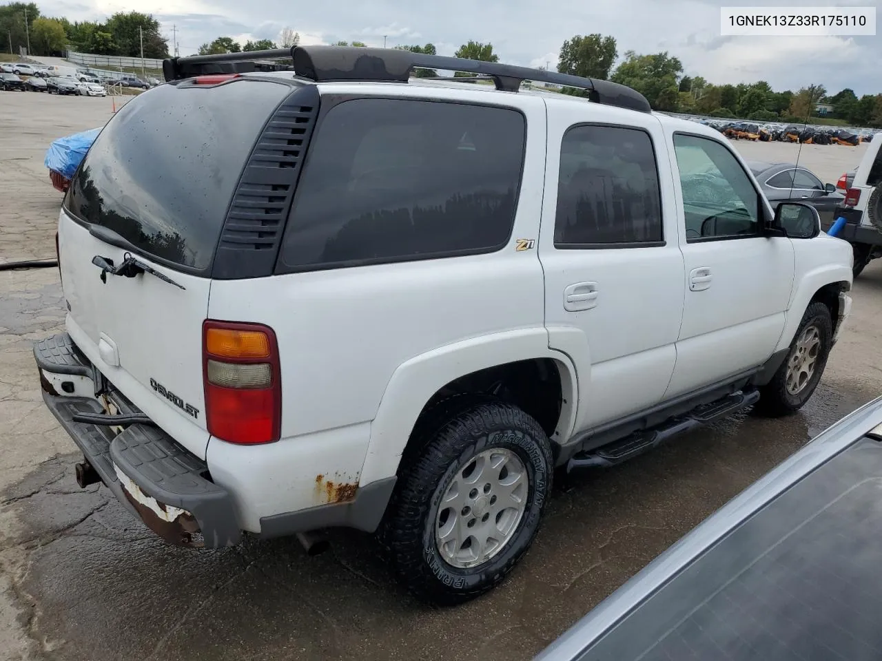 2003 Chevrolet Tahoe K1500 VIN: 1GNEK13Z33R175110 Lot: 71407754