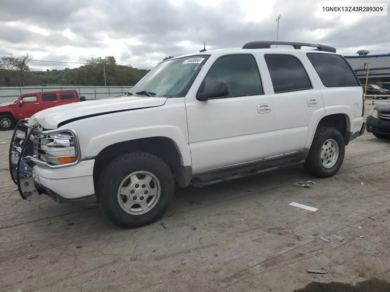 2003 Chevrolet Tahoe K1500 VIN: 1GNEK13Z43R289309 Lot: 71840664