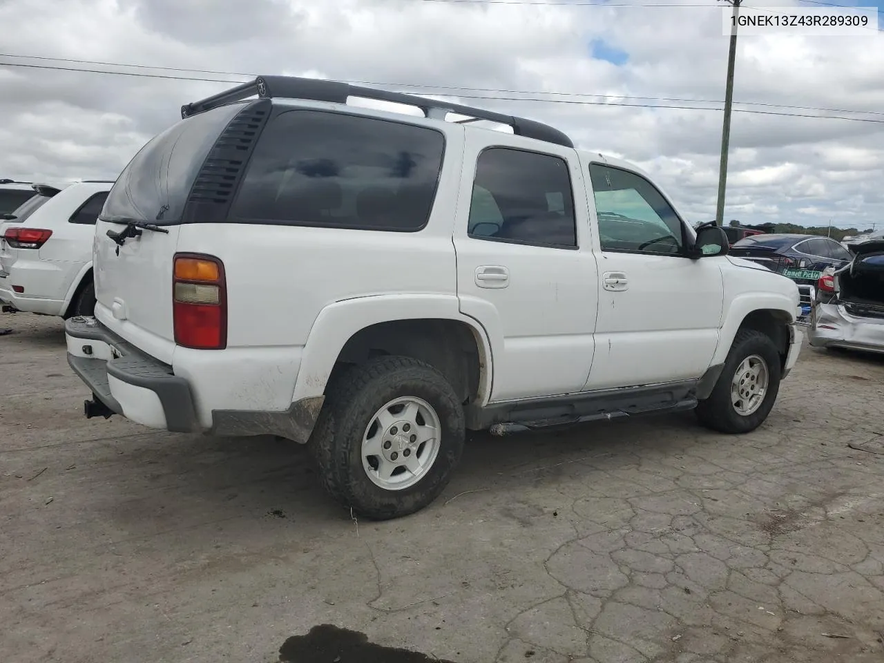 2003 Chevrolet Tahoe K1500 VIN: 1GNEK13Z43R289309 Lot: 71840664