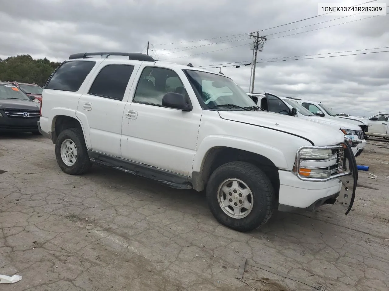 2003 Chevrolet Tahoe K1500 VIN: 1GNEK13Z43R289309 Lot: 71840664