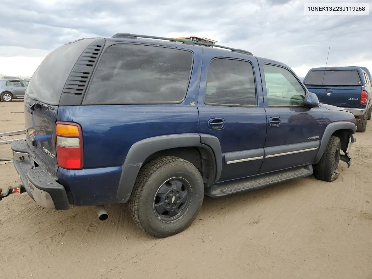 2003 Chevrolet Tahoe K1500 VIN: 1GNEK13Z23J119268 Lot: 72050174