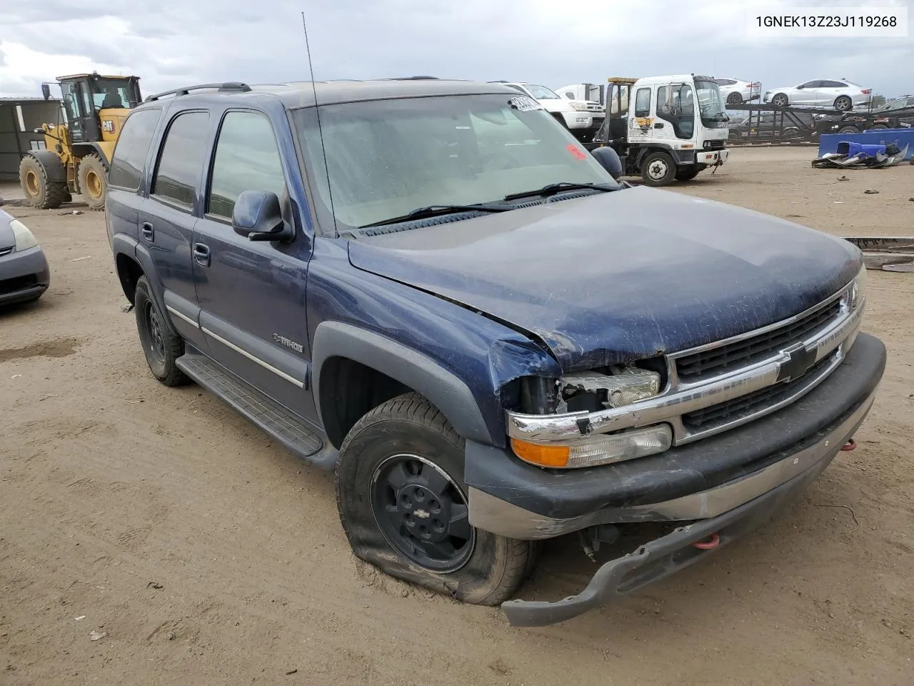 2003 Chevrolet Tahoe K1500 VIN: 1GNEK13Z23J119268 Lot: 72050174