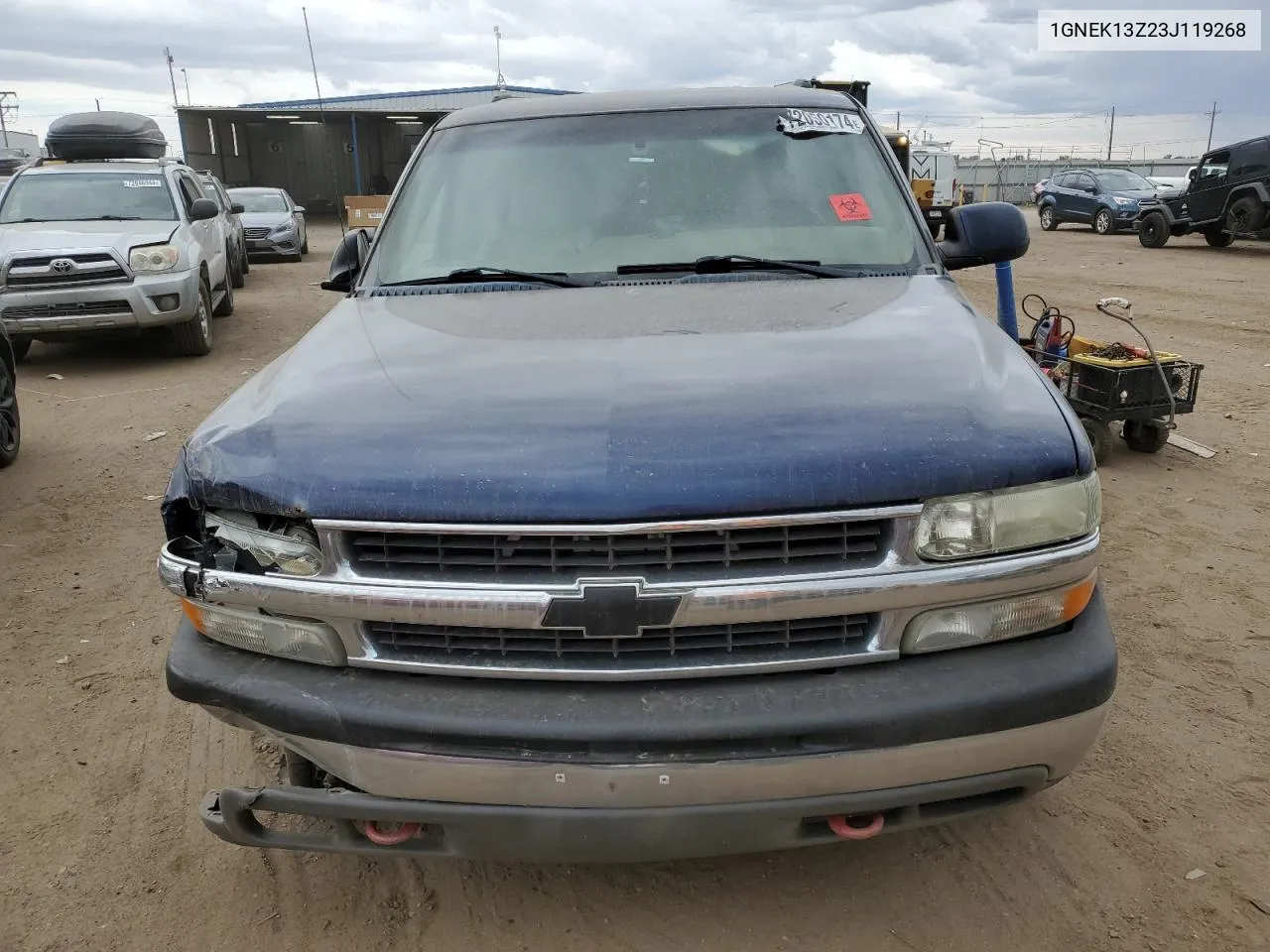 2003 Chevrolet Tahoe K1500 VIN: 1GNEK13Z23J119268 Lot: 72050174