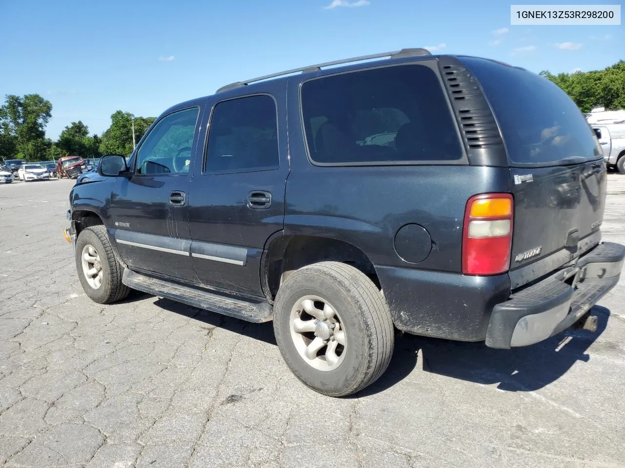 2003 Chevrolet Tahoe K1500 VIN: 1GNEK13Z53R298200 Lot: 72174824