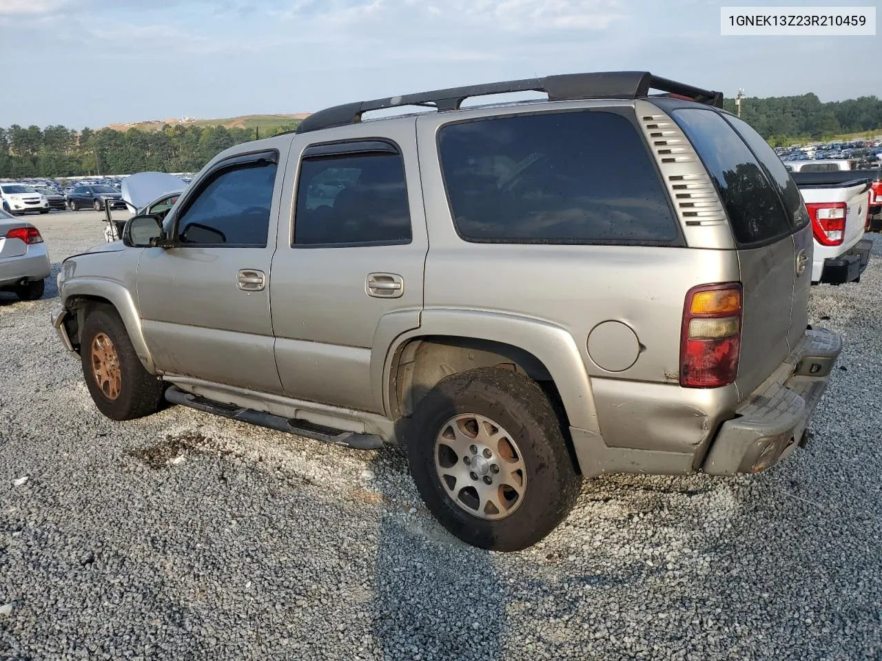 2003 Chevrolet Tahoe K1500 VIN: 1GNEK13Z23R210459 Lot: 72270964