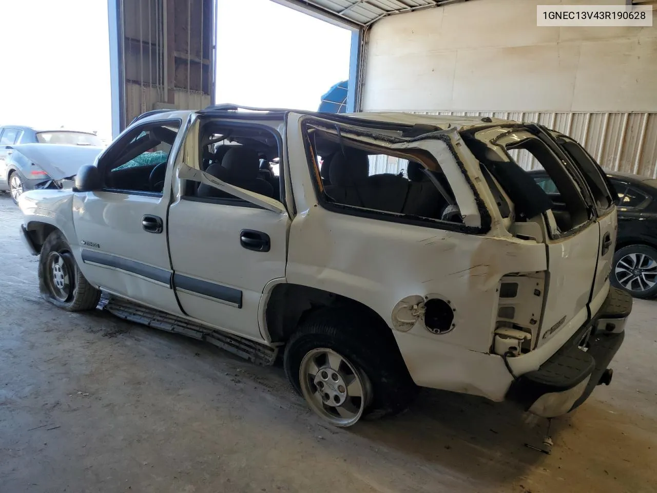 2003 Chevrolet Tahoe C1500 VIN: 1GNEC13V43R190628 Lot: 72522594